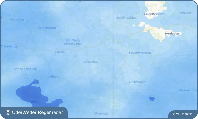 Widget-Vorschau für Goldbach Wetter-Widget-Vorschau mit Vorhersagedaten für Goldbach