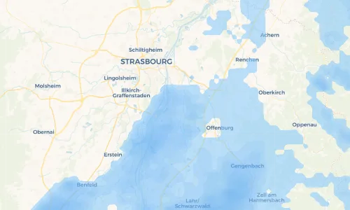 Regenradar Vorschaubild - Aktuelle Niederschläge in Goldscheuer und Umgebung