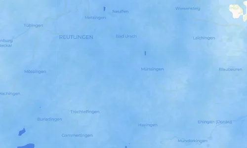 Regenradar Gomadingen: aktuelle Niederschläge in Gomadingen und Umgebung, Stand 20. Oktober 2026 um 7:00 Uhr