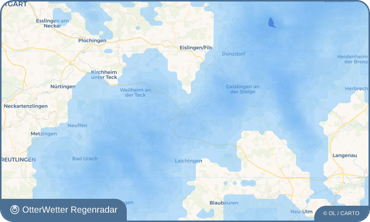 OtterWetter Regenradar-Widget Gosbach