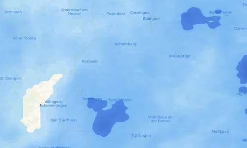 Regenradar Vorschaubild - Aktuelle Niederschläge in Gosheim und Umgebung