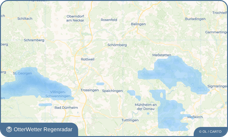OtterWetter Regenradar-Widget Gosheim