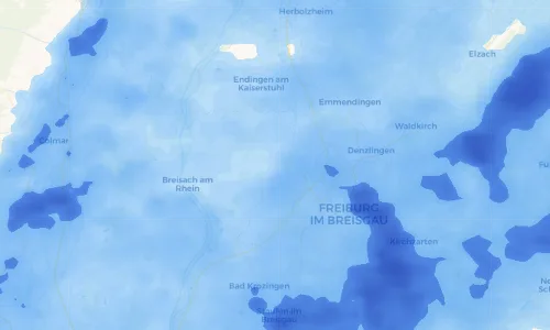 Regenradar Vorschaubild - Aktuelle Niederschläge in Gottenheim und Umgebung