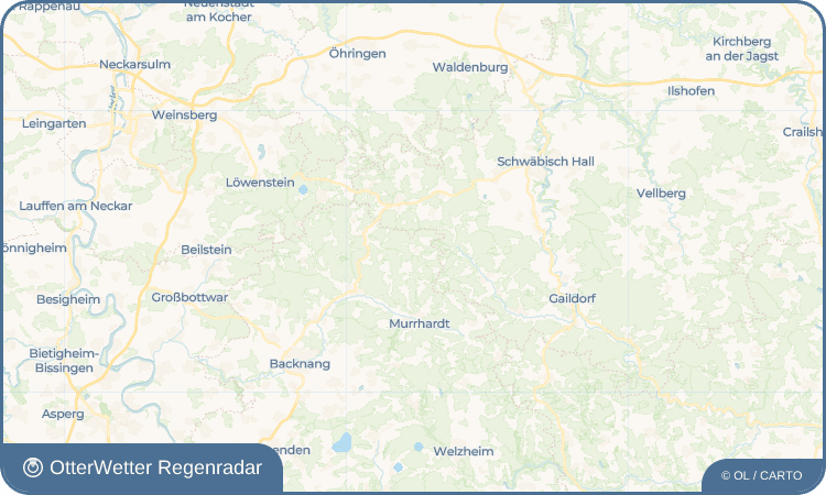 OtterWetter Regenradar-Widget Grab