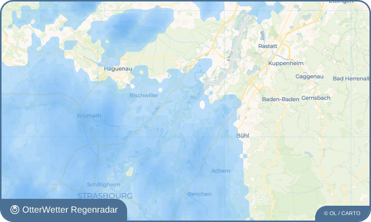 OtterWetter Regenradar-Widget Grauelsbaum