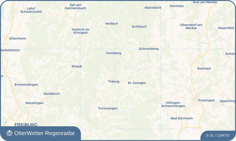 OtterWetter Regenradar-Widget Gremmelsbach
