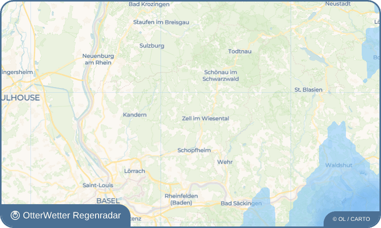 OtterWetter Regenradar-Widget Gresgen