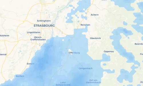 Regenradar Vorschaubild - Aktuelle Niederschläge in Griesheim und Umgebung