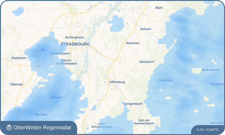 OtterWetter Regenradar-Widget Griesheim