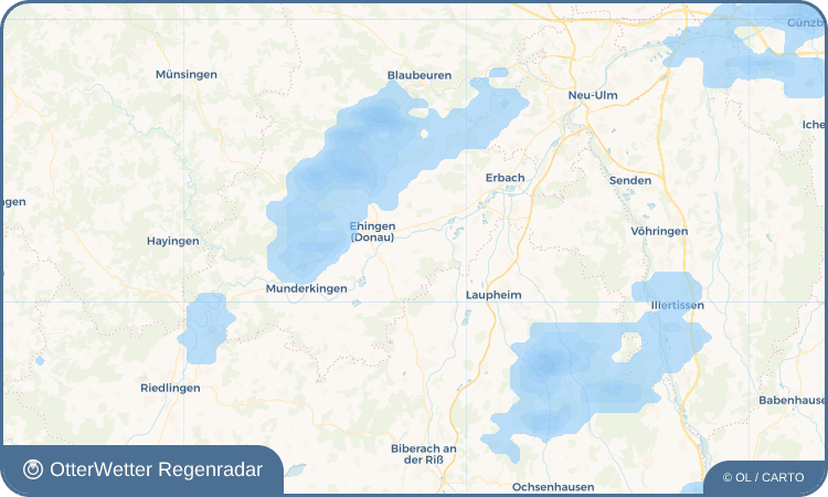 OtterWetter Regenradar-Widget Griesingen