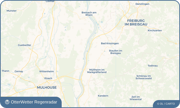 OtterWetter Regenradar-Widget Grißheim
