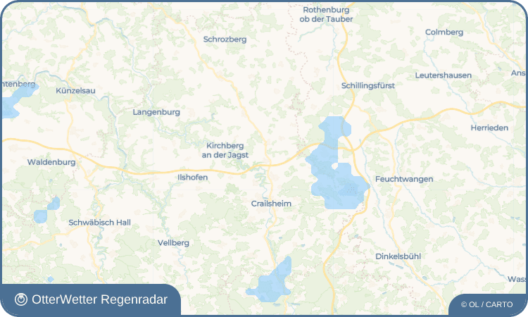 OtterWetter Regenradar-Widget Gröningen