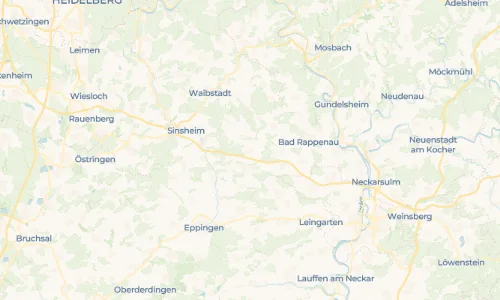 Regenradar-Vorschau: aktuelle Niederschläge in Grombach und Umgebung