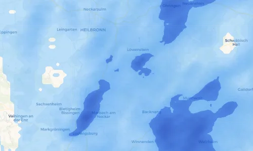 Regenradar Vorschaubild - Aktuelle Niederschläge in Gronau und Umgebung