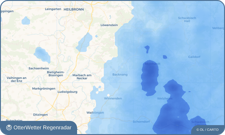 OtterWetter Regenradar-Widget Großaspach