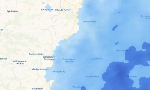 Regenradar Vorschaubild - Aktuelle Niederschläge in Großbottwar und Umgebung
