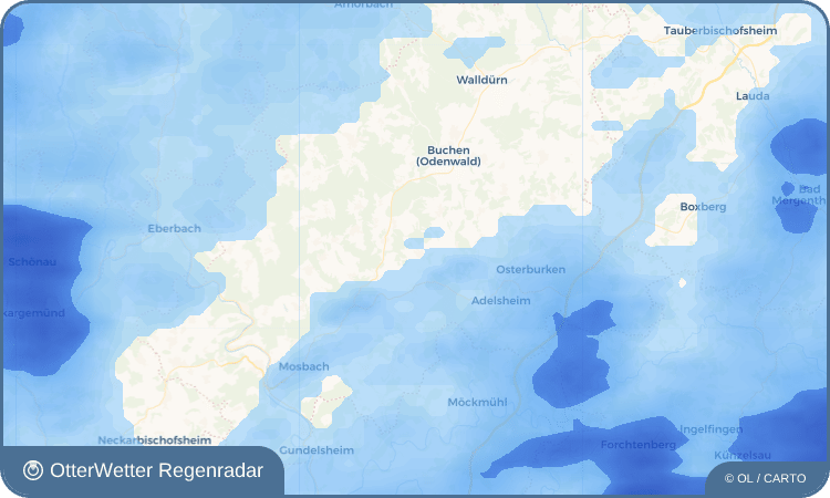 OtterWetter Regenradar-Widget Großeicholzheim