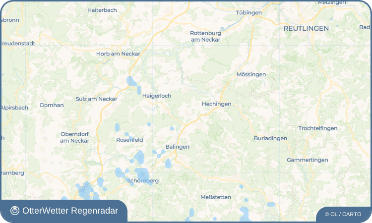 OtterWetter Regenradar-Widget Grosselfingen