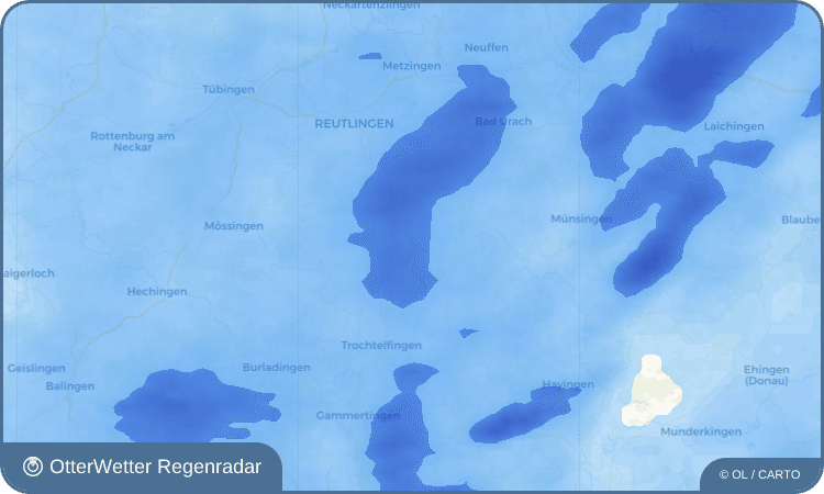 OtterWetter Regenradar-Widget Großengstingen