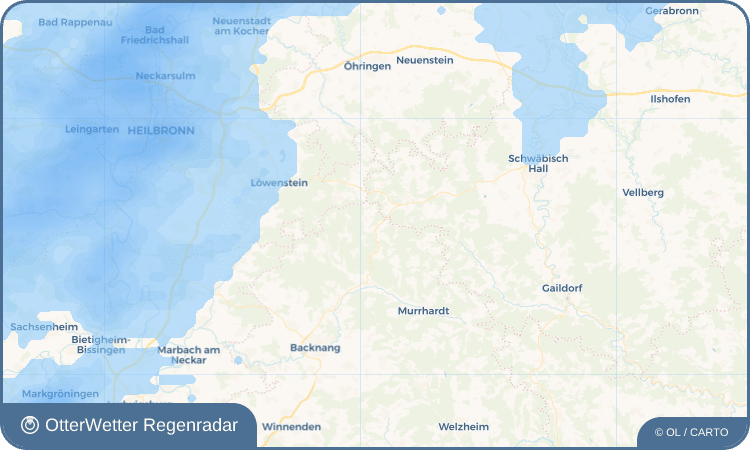 OtterWetter Regenradar-Widget Großerlach
