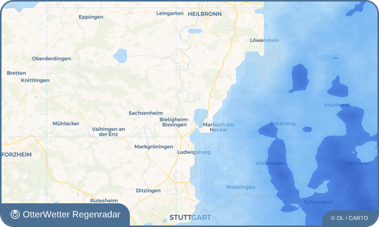 OtterWetter Regenradar-Widget Großingersheim