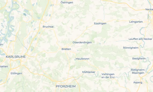 Regenradar Großvillars: aktuelle Niederschläge in Großvillars und Umgebung, Stand 29. Oktober 2026 um 9:05 Uhr