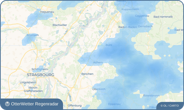 OtterWetter Regenradar-Widget Großweier