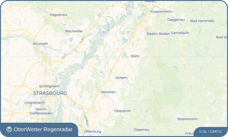 Widget-Vorschau für Großweier Wetter-Widget-Vorschau mit Vorhersagedaten für Großweier