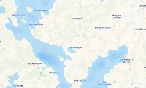 Regenradar Vorschaubild - Aktuelle Niederschläge in Grüningen und Umgebung