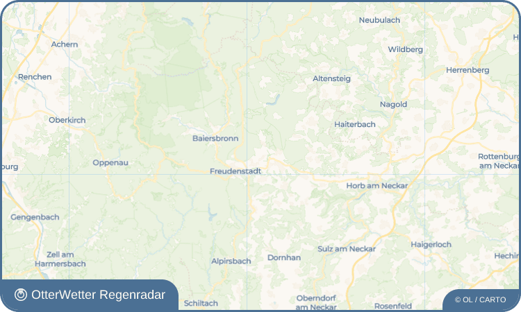 OtterWetter Regenradar-Widget Grüntal