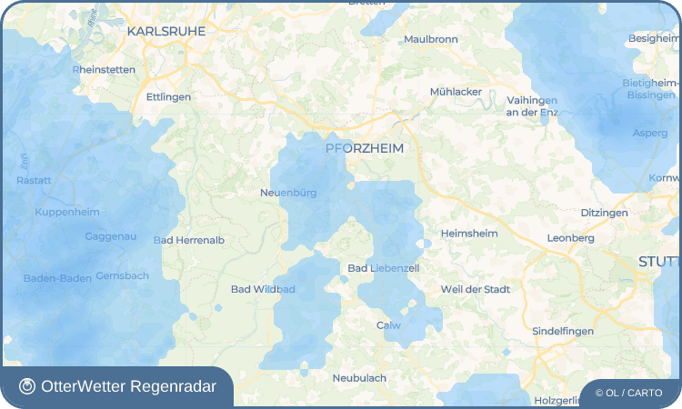 Widget-Vorschau für Grunbach Wetter-Widget-Vorschau mit Vorhersagedaten für Grunbach
