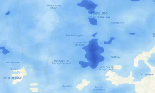 Regenradar Vorschaubild - Aktuelle Niederschläge in Grunern und Umgebung
