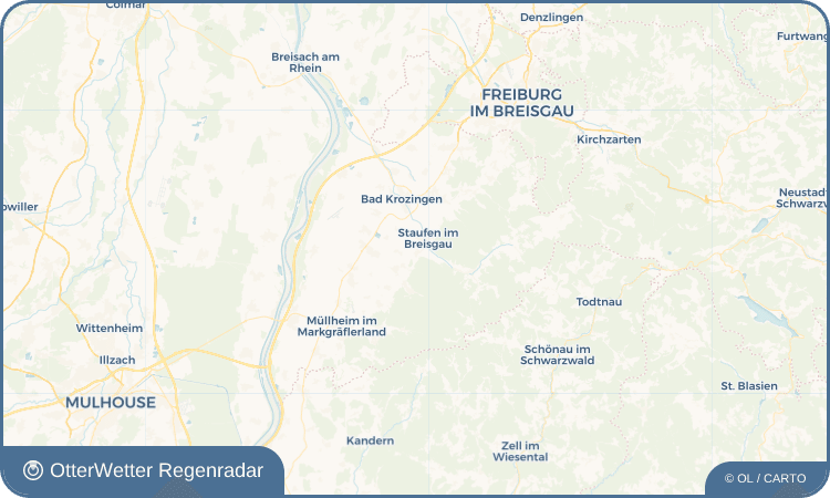 OtterWetter Regenradar-Widget Grunern