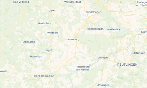 Regenradar Vorschaubild - Aktuelle Niederschläge in Gültstein und Umgebung
