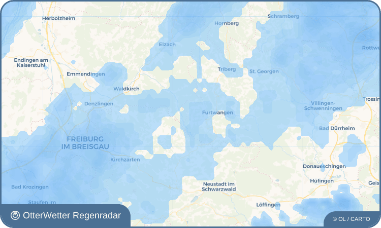 OtterWetter Regenradar-Widget Gütenbach