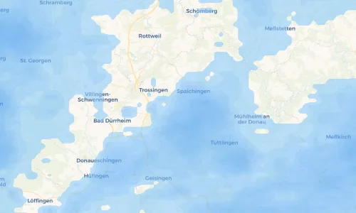 Regenradar Vorschaubild - Aktuelle Niederschläge in Gunningen und Umgebung