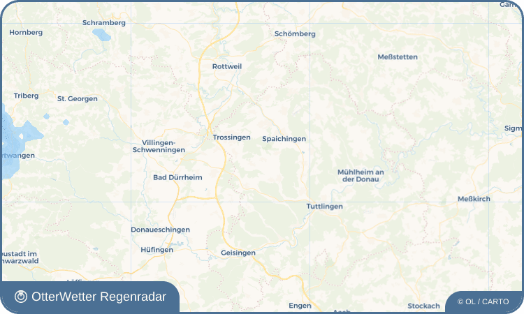 OtterWetter Regenradar-Widget Gunningen