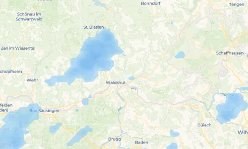 Regenradar Gurtweil: aktuelle Niederschläge in Gurtweil und Umgebung, Stand 25. Oktober 2026 um 23:15 Uhr