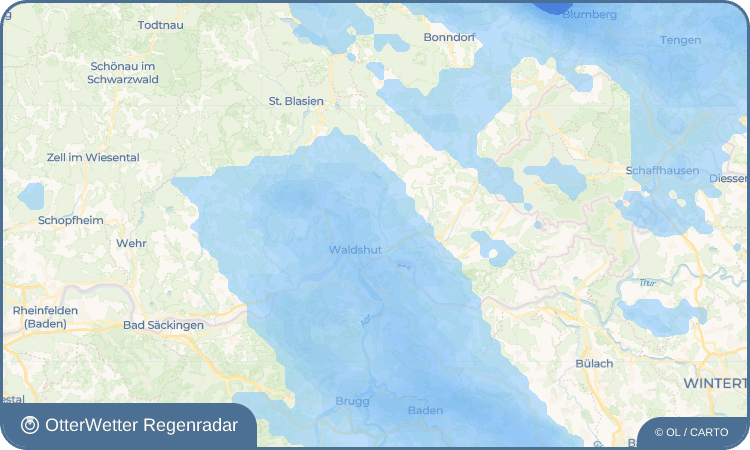 OtterWetter Regenradar-Widget Gurtweil