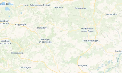 Regenradar Vorschaubild - Aktuelle Niederschläge in Gussenstadt und Umgebung