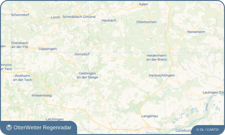 Widget-Vorschau für Gussenstadt Wetter-Widget-Vorschau mit Vorhersagedaten für Gussenstadt
