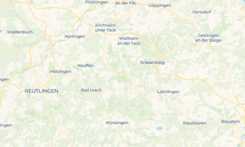 Regenradar Vorschaubild - Aktuelle Niederschläge in Gutenberg und Umgebung