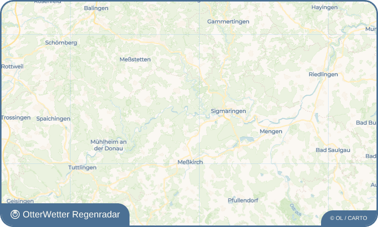 OtterWetter Regenradar-Widget Gutenstein