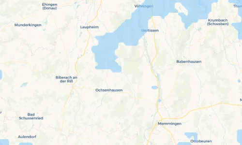 Regenradar Vorschaubild - Aktuelle Niederschläge in Gutenzell und Umgebung