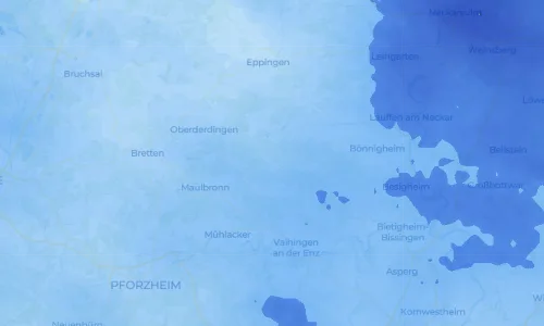 Regenradar Häfnerhaslach: aktuelle Niederschläge in Häfnerhaslach und Umgebung, Stand 23. Oktober 2026 um 19:15 Uhr