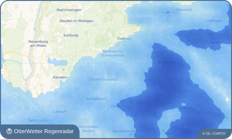 OtterWetter Regenradar-Widget Häg