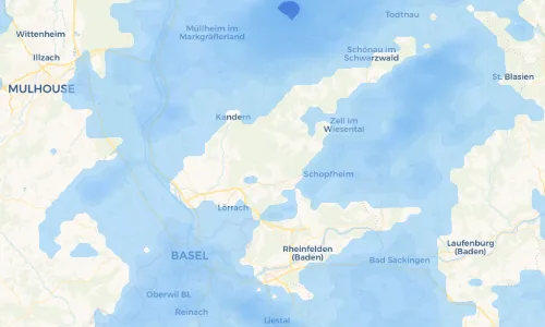 Regenradar Vorschaubild - Aktuelle Niederschläge in Hägelberg und Umgebung