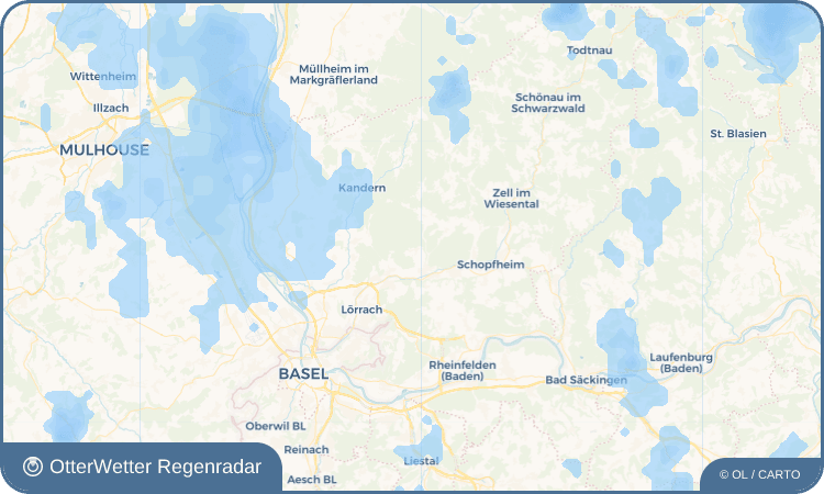 Widget-Vorschau für Hägelberg Wetter-Widget-Vorschau mit Vorhersagedaten für Hägelberg