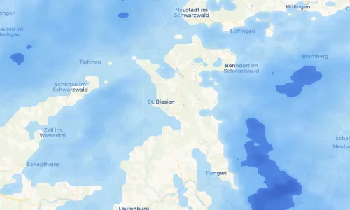 Regenradar Vorschaubild - Aktuelle Niederschläge in Häusern und Umgebung