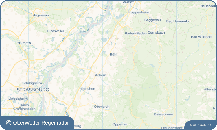 OtterWetter Regenradar-Widget Haft